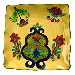 Square TaLavera Ceramic Platter